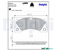 DELPHI DISC BRAKE BRAKE PAD SET LP3612 FOR PORSCHE