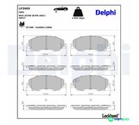 DELPHI DISC BRAKE BRAKE PAD SET LP3905 FOR ISUZU