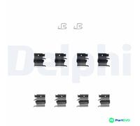 DELPHI DISC BRAKE PAD ACCESSORY KIT LX0366 FOR MAZDA SUZUKI