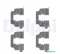 DELPHI DISC BRAKE PAD ACCESSORY KIT LX0493 FOR HONDA