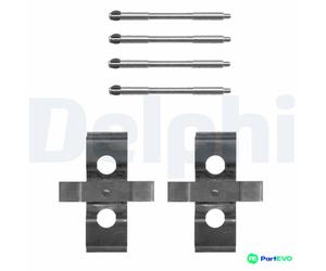 DELPHI DISC BRAKE PAD ACCESSORY KIT LX0652 FOR ALFA ROMEO FORD PEUGEOT