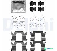 DELPHI DISC BRAKE PAD ACCESSORY KIT LX0701 FOR NISSAN