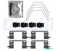 DELPHI DISC BRAKE PAD ACCESSORY KIT LX0788 FOR HONDA