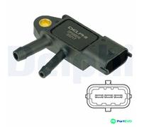 DELPHI EXHAUST PRESSURE SENSOR DPS00016 FOR NISSAN RENAULT SUZUKI