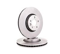 Delphi Front Plain Brake Disc Set for Ford Galaxy Mk2 Land Rover Volvo BG4123