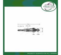 DELPHI HDS280 Glow plug for NISSAN URVAN, PICK UP 10,5V M10 x 1.25