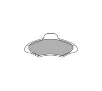 DELPHI LP1139 Brake Pad Set Front Fits Ford Escort Escort Classic Orion