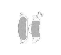 DELPHI LP1299 Brake Pad Set Front Replacement Fits Mercedes-Benz M-Class