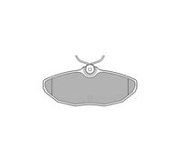 DELPHI LP1505 Brake Pad Set Rear Replacement Fits Jaguar S-Type XJ X-Type