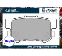 DELPHI LP1507 Brake Pad Set Rear Fits Acura Fiat Honda Mitsubishi Suzuki