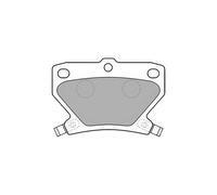 DELPHI LP1513 Brake Pad Set Rear Braking Fits Toyota Celica Corolla Prius