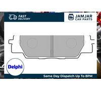 DELPHI LP1559 Brake Pads Front With Anti-Squeak Plate Fits Honda Civic S2000