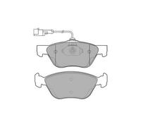 DELPHI LP1587 Brake Pad Set Front Fits Alfa Romeo 145 146 155 156 GT Fiat Lancia