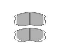 DELPHI LP1594 Brake Pad Set Front Rear Fits Daihatsu Extol Mitsubishi Proton