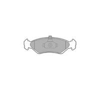 DELPHI LP1603 Brake Pad Set Front Fits Ford Courier Fiesta Ka Ka Van Mazda 121