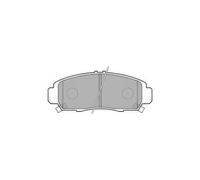 DELPHI LP1704 Brake Pad Set Front Fits Honda Accord Capa Civic FR-V Jazz Legend