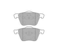 DELPHI LP1821 Brake Pad Set Front Replacement Fits Volvo S80 V70 XC70 XC90