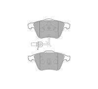 DELPHI LP1825 Brake Pad Set Front Fits Audi A4 A6 Allroad Seat Exeo Skoda VW