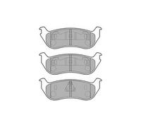 DELPHI LP1859 Brake Pad Set Rear Replacement Fits Jeep Cherokee Wrangler