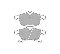 DELPHI LP1861 Brake Pad Set Front Fits Opel Adam Astra Astra Classic Vauxhall