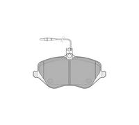 DELPHI LP1891 Brake Pad Set Front Replacement Fits Citroën C5 C6 Peugeot 407 607