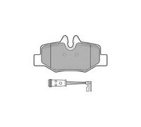 DELPHI LP1939 Brake Pad Set Rear Replacement Fits Mercedes-Benz Viano Vito