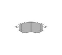 DELPHI LP1941 Brake Pad Set Front Fits Subaru Forester Legacy Levorg Outback WRX