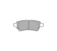 DELPHI LP2016 Brake Pad Set Rear Replacement Fits Nissan Navara Pathfinder