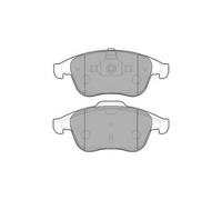 DELPHI LP2181 Brake Pad Set Front Fits Renault Clio Grand Scénic Laguna Latitude