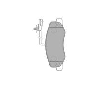 DELPHI LP2192 Brake Pad Set Rear Fits Nissan NV400 Opel Renault Vauxhall