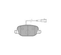 DELPHI LP2223 Brake Pad Set Rear Replacement Fits Alfa Romeo Giulietta
