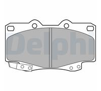 DELPHI LP2242 Brake Pad Set Front Replacement Fits Toyota Hilux Hilux Vigo