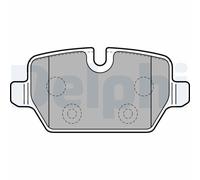 DELPHI LP2247 Brake Pad Set Rear Braking Fits Mini Mini Countryman Paceman