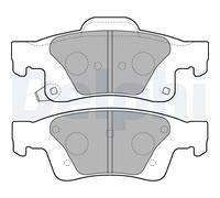 DELPHI LP2251 Brake Pad Set Rear Braking Replacement Fits Jeep Grand Cherokee