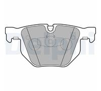 DELPHI LP2256 Brake Pad Set Rear Braking Replacement Fits BMW 3 Series X1