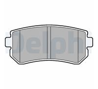 DELPHI LP2303 Brake Pad Set Rear Fits Hyundai i20 i30 ix35 Kona Sonata Kia