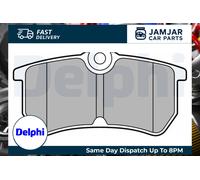 DELPHI LP2480 Brake Pads Rear Braking With Anti-Squeak Plate Fits Ford Fiesta