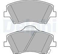 Delphi Brake Pads Front With Anti-Squeak Plate Fits Hyundai Elantra Grandeur Kia
