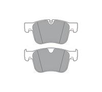 DELPHI LP3384 Brake Pad Set Front Fits Citroën Berlingo DS Opel Peugeot Vauxhall