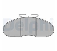 DELPHI LP828 Brake Pad Set, disc brake for NISSAN,VAUXHALL