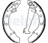 DELPHI LS1625 Brake Shoe Set, parking brake for AUDI,SEAT,SKODA,VW,VW (FAW)