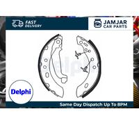 DELPHI LS1689 Brake Shoe Set Rear 27mm Width Replacement Fits Nissan Micra