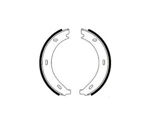DELPHI LS1902 Handbrake Shoe Set Rear Braking Fits Mercedes-Benz V-Class Vito