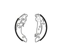 DELPHI LS1926 Brake Shoe Set Rear Braking Fits Ford Courier Fiesta Ka Ka Van