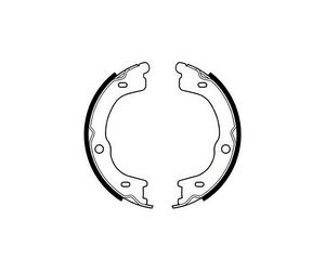 DELPHI LS2048 Handbrake Shoe Set Rear Braking Replacement Fits Kia Sorento