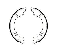 DELPHI LS2077 Handbrake Shoe Set Rear Braking Fits Chrysler 300C Lancia Thema