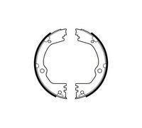 DELPHI LS2090 Handbrake Shoe Set Rear Braking Fits Hyundai Grand Santa Fé Kia