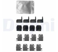 Delphi Disc Brake Pad Fitting Kit LX0639 - Fits Renault Master 2.3 dCi 100/125/130/145 (FWD/RWD)