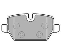 Delphi OEM Spec Brake Pads fits BMW 1 Series BMW 3 Series Mini Cooper LP2247