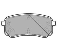 Delphi OEM Spec Brake Pads fits Hyundai i10 Kia Picanto LP1976